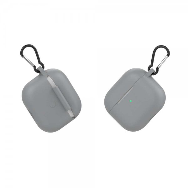 AirPods 3 Skal med Karbinhake Grå
