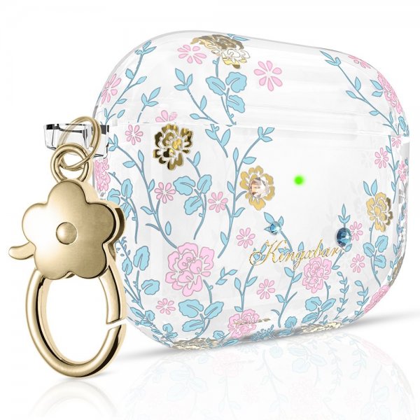 AirPods 3 Skal Flora Series Rosa Blå