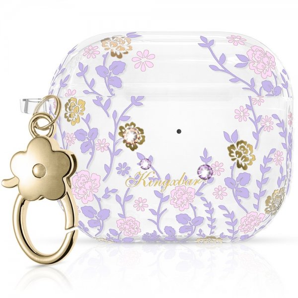 AirPods 3 Skal Flora Series Rosa Lila
