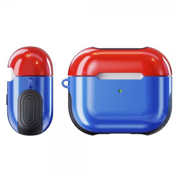 AirPods 3 Skal Gummerad Blå Röd