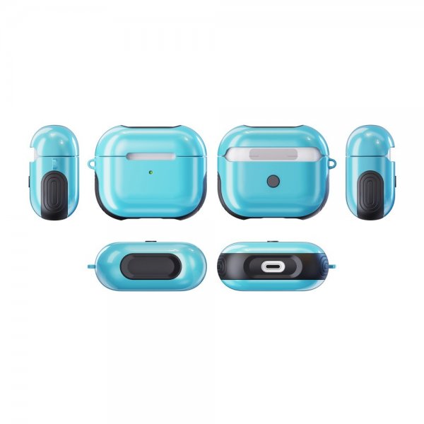 AirPods 3 Skal Gummerad Cyan