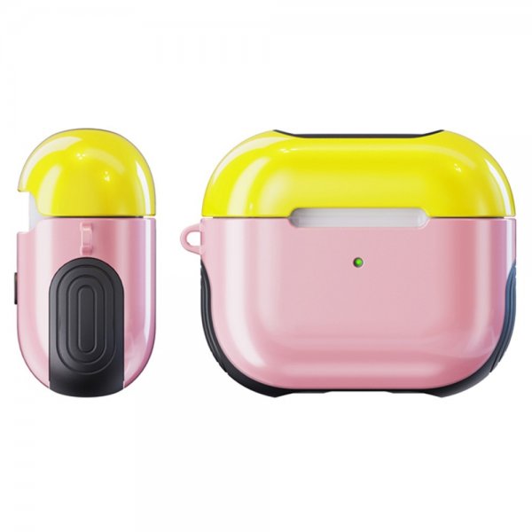 AirPods 3 Skal Gummerad Rosa Gul