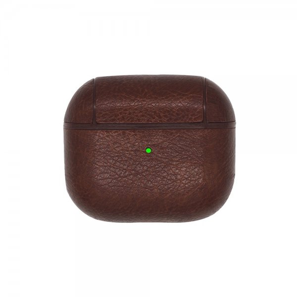 AirPods 3 Skal PU-läder Mörkbrun