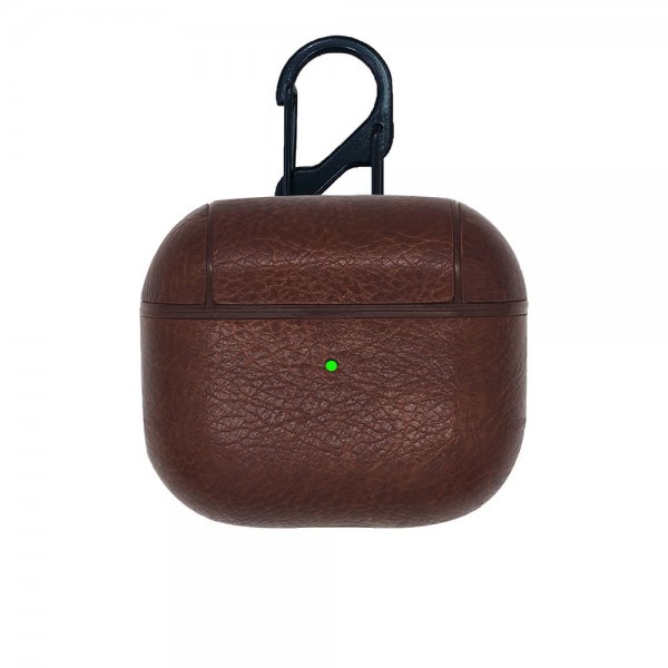AirPods 3 Skal PU-läder Mörkbrun