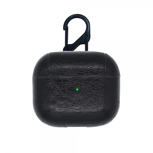 AirPods 3 Skal PU-läder Svart