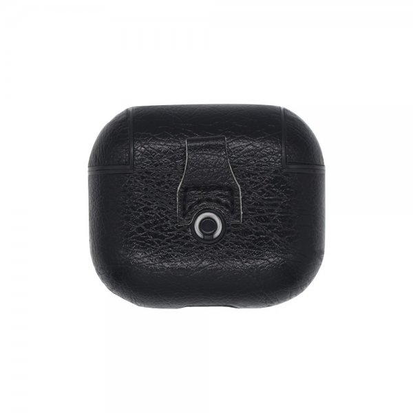 AirPods 3 Skal PU-läder Svart
