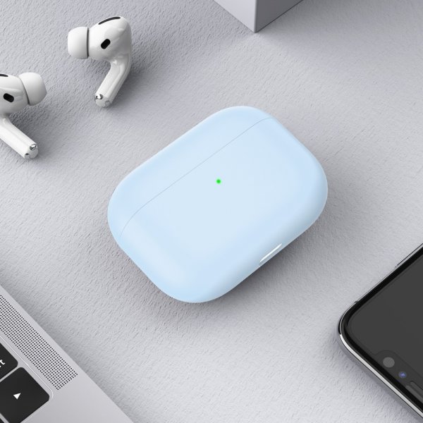 AirPods 3 Skal Silikon Ljusblå