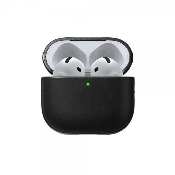 AirPods 4 Skal Modern Leather Case Svart