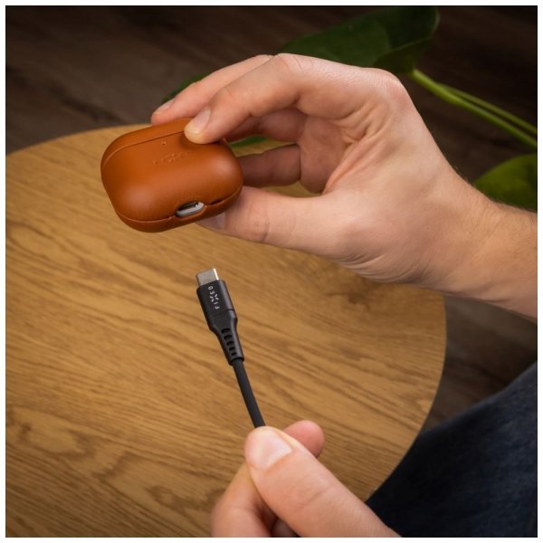 AirPods 4 Skal PodsLeather Brun