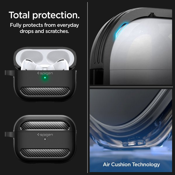 AirPods Pro 2 Skal Rugged Armor Matte Black