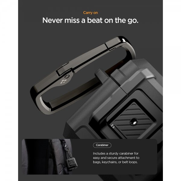 AirPods Pro 3 Skal Lock Fit Matte Black