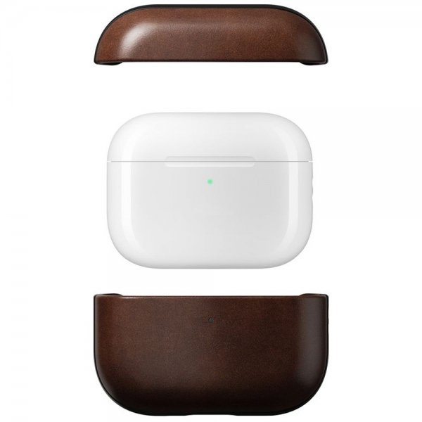 AirPods Pro 3 Skal Modern Leather Case Horween Rustic Brown