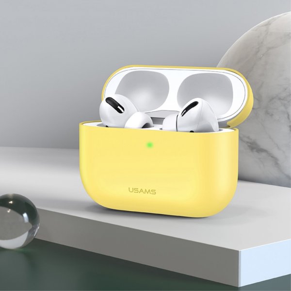 AirPods Pro Skal Slim Silicone Gul