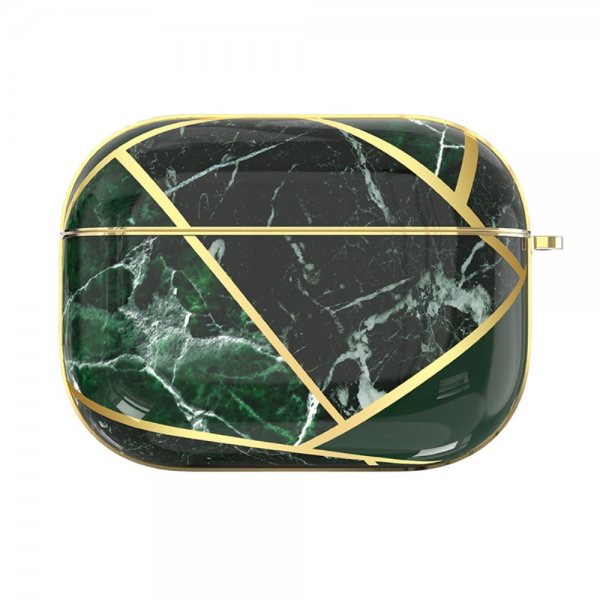 AirPods Pro Skal Jade Style Stone Series Mörkgrön Marmor