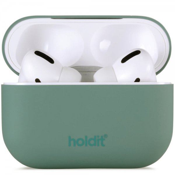 AirPods Pro/AirPods Pro 2 Skal Silikon Moss Green