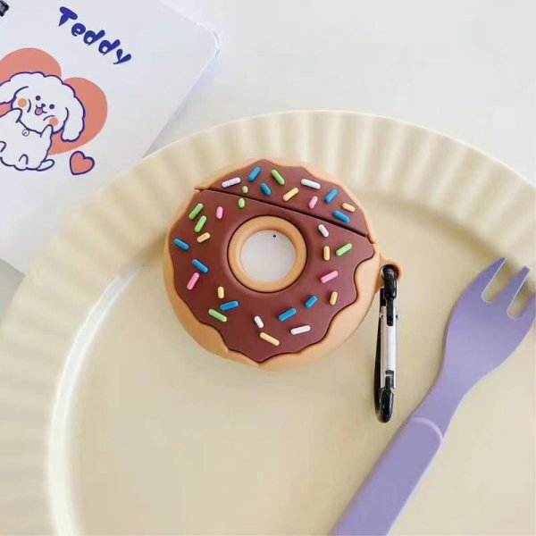 AirPods (1/2) Skal Silikon 3D Donut