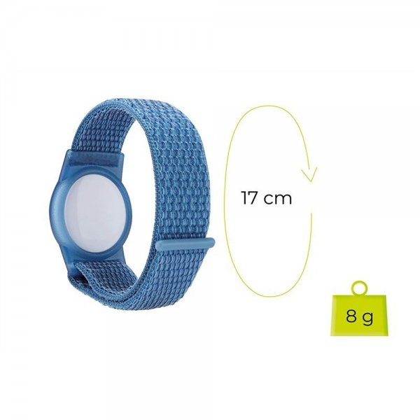 AirTag Armband Nylon Grå