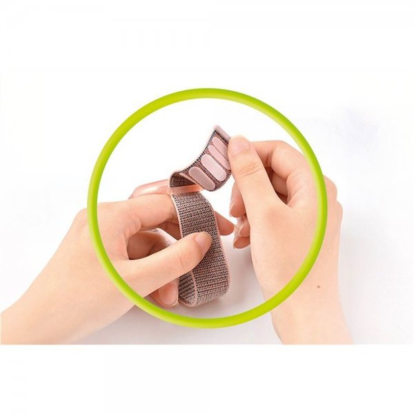 AirTag Armband Nylon Svart