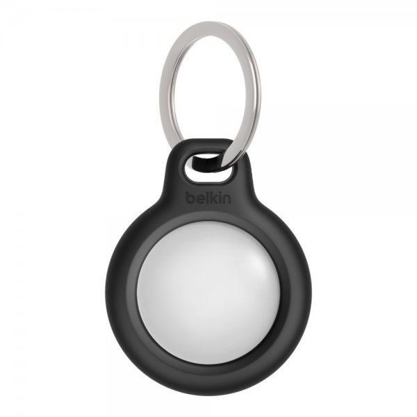 AirTag Hållare Secure Holder with Keyring 4-pack Svart