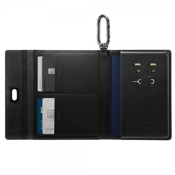 AirTag Passport Holder Svart