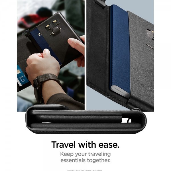 AirTag Passport Holder Svart