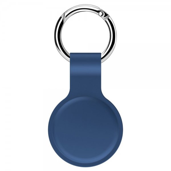 Apple AirTag Hållare med Nyckelring Blå