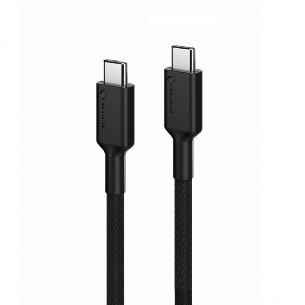 USB-C till USB-C laddkabel Elements PRO 5A Svart 1m