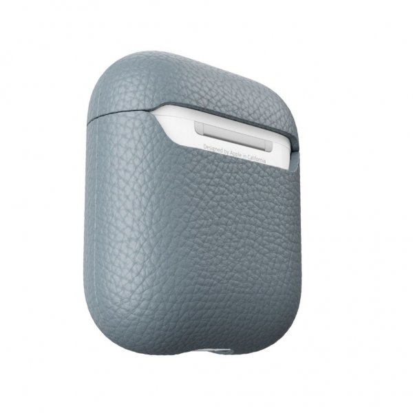 AirPods (1/2) Skal PodSkinz Äkta Läder Skiffer