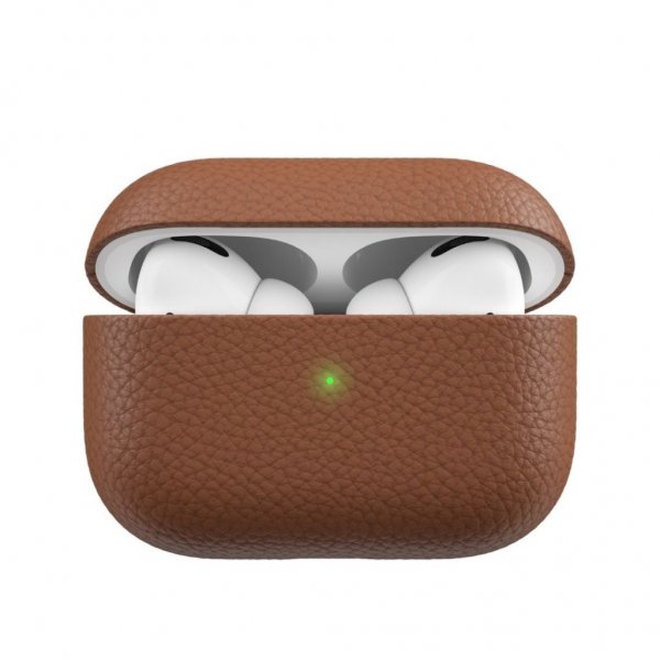 AirPods Pro Skal PodSkinz Äkta Läder Brun