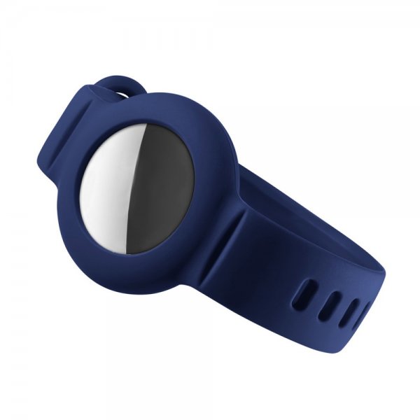 Apple AirTag Armband Silikon Blå
