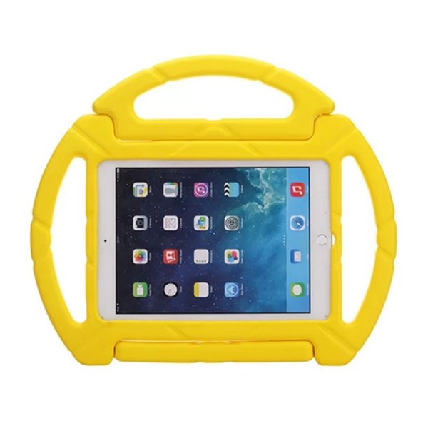 Apple iPad 9.7 Skal för Barn EVA Hjul med Hantag Gul