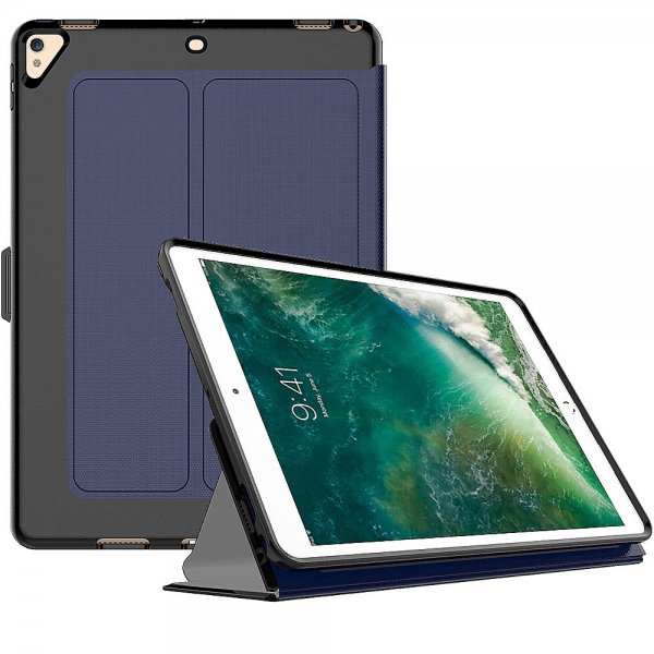 Apple iPad Air 2019 / iPad Pro 10.5 Slimmat Smart Fodral Stativ Svart Blå
