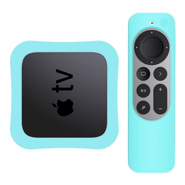 Apple TV 4K 2021/Apple TV Remote (gen 2) Skal Silikon Grön