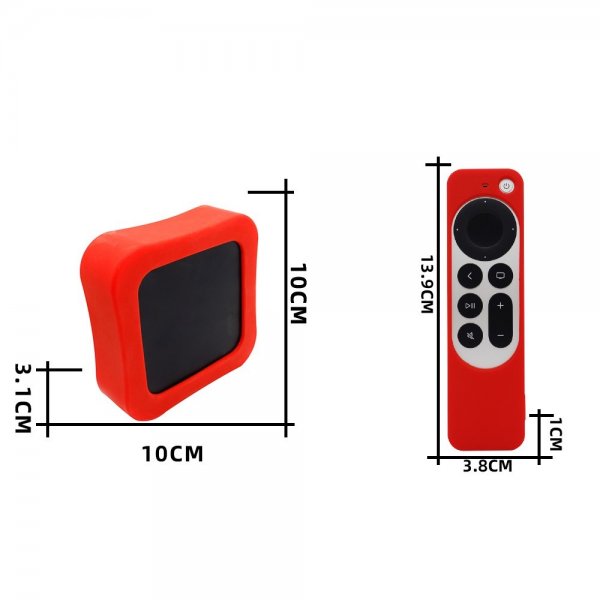 Apple TV 4K 2022 Skal Silikon Grön