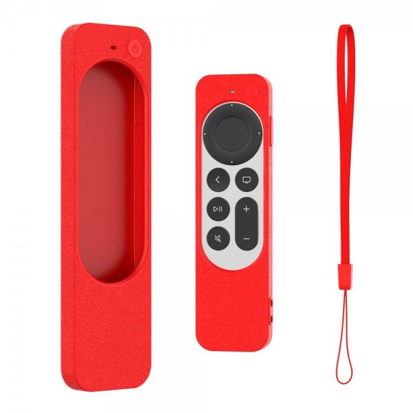 Apple TV Remote (gen 2) Skal Silikon Hand Strap Röd