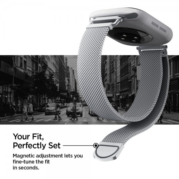 Apple Watch 38/40/41/42mm Armband WBM4 Silver