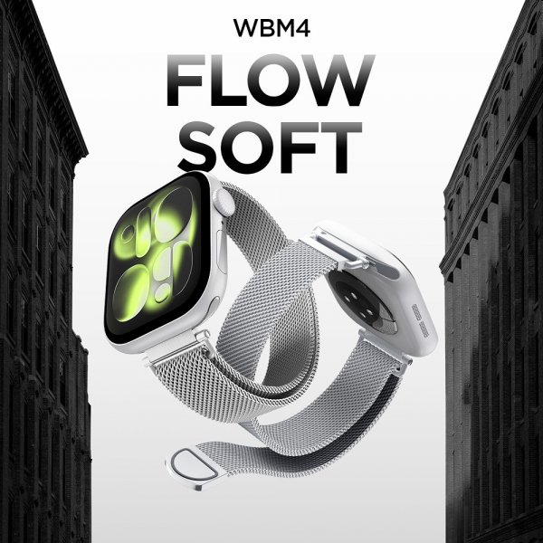 Apple Watch 38/40/41/42mm Armband WBM4 Silver