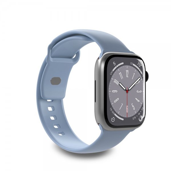 Apple Watch 38/40/41/42mm Armband ICON Silicone Band Powder Blue