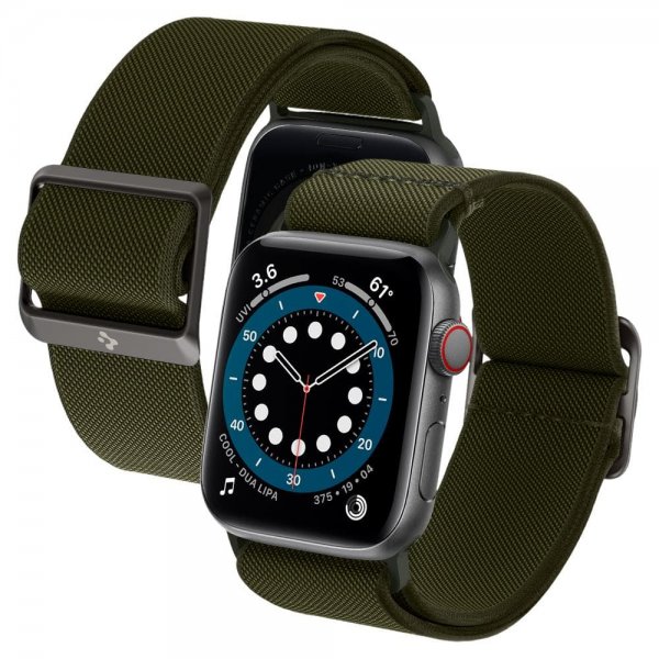 Apple Watch 38/40/41mm Armband Lite Fit Khaki