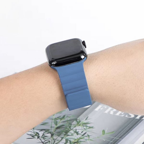 Apple Watch 38/40/41/42mm Armband Modi Series Blå
