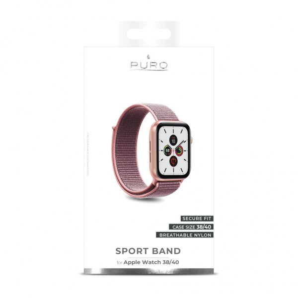 Apple Watch 38/40/41/42mm Armband Sport Band Rose