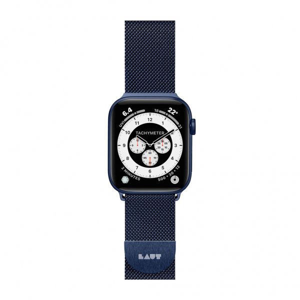Apple Watch 38/40/41mm Armband Steel Loop Navy Blue