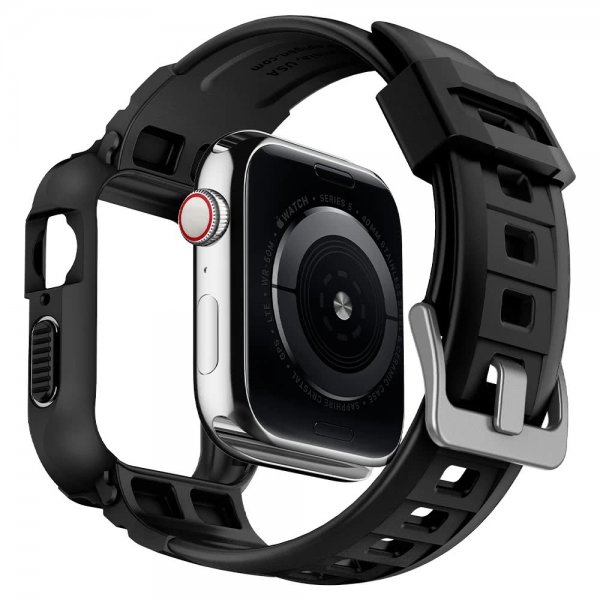 Apple Watch 40/41mm Skal med armband Rugged Armor Pro Svart