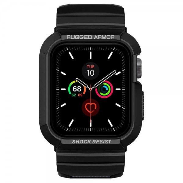 Apple Watch 40/41mm Skal med armband Rugged Armor Pro Svart