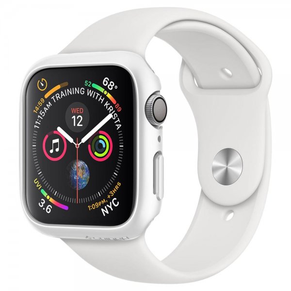 Apple Watch 40mm (Series 4/5/6/SE) Skal Thin Fit Vit