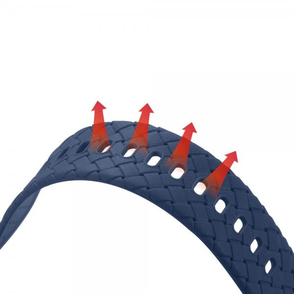 Apple Watch 41mm Armband Vävtextur Mörkblå