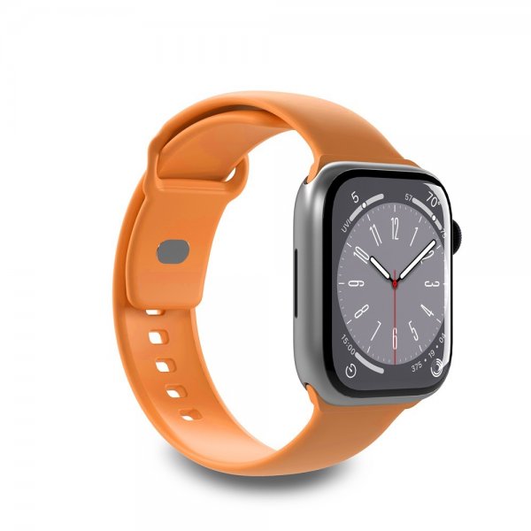 Apple Watch 44/45/46mm/Apple Watch Ultra Armband ICON Silicone Band Apricot