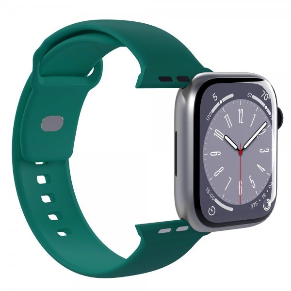 Apple Watch 44/45/46mm/Apple Watch Ultra Armband ICON Silicone Band Jade