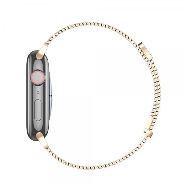 Apple Watch 44/45/46mm/Apple Watch Ultra Armband Milanese Pro Series Guld