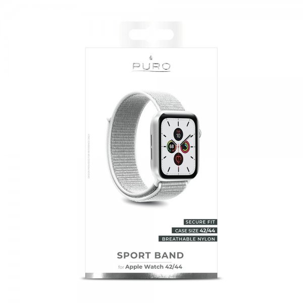Apple Watch 42/44/45mm Armband Sport Band Vit